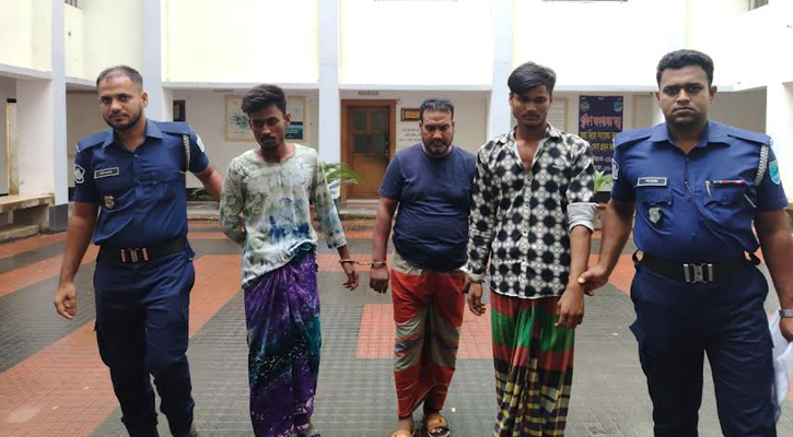 শিবচরে আন্তজেলা ডাকাতদলের ৩ সদস্য গ্রেপ্তার, ট্রাক জব্দ